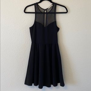 Black Lush Flare Dress